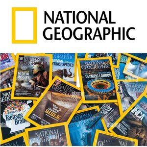 National Geographic Magazine Bundle Lot of 2 Magazines 1960 - 2024